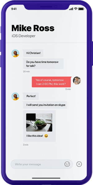 iPhone App Mockup